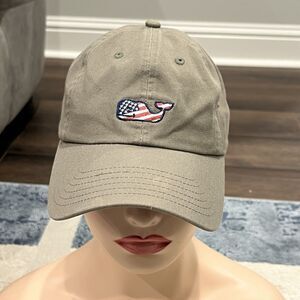 Vineyard Vines Golf Hat Cap Mens USA Flag Strap Performance Sportswear Travel